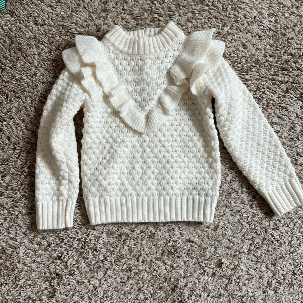 Janie and Jack Ruffle Sweater